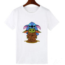 Load image into Gallery viewer, Showtly 2019 The Mandalorian Baby Yoda Sweatshirt Men/Women Star Wars TV Series T shirt 90S Science Fiction Movies Tee Tops