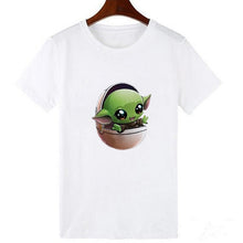 Load image into Gallery viewer, Showtly 2019 The Mandalorian Baby Yoda Sweatshirt Men/Women Star Wars TV Series T shirt 90S Science Fiction Movies Tee Tops
