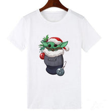 Load image into Gallery viewer, Showtly 2019 The Mandalorian Baby Yoda Sweatshirt Men/Women Star Wars TV Series T shirt 90S Science Fiction Movies Tee Tops