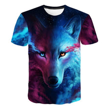Load image into Gallery viewer, 2019 Newest Wolf 3D Print Animal Cool Funny T-Shirt Men Short Sleeve Summer Tops Tees Fashion t shirt size XXS-4XL Free Shipping
