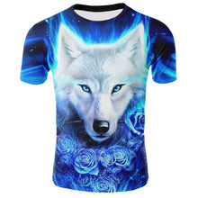 Load image into Gallery viewer, 2019 Newest Wolf 3D Print Animal Cool Funny T-Shirt Men Short Sleeve Summer Tops Tees Fashion t shirt size XXS-4XL Free Shipping
