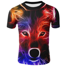Load image into Gallery viewer, 2019 Newest Wolf 3D Print Animal Cool Funny T-Shirt Men Short Sleeve Summer Tops Tees Fashion t shirt size XXS-4XL Free Shipping
