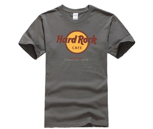 men's casual fashion T shirt round neck cool  man's 2019 Brand Hard Rock Cafe men Summer Fashion Street Short Sleeve T Shirt