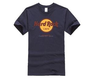 men's casual fashion T shirt round neck cool  man's 2019 Brand Hard Rock Cafe men Summer Fashion Street Short Sleeve T Shirt