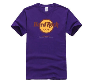 men's casual fashion T shirt round neck cool  man's 2019 Brand Hard Rock Cafe men Summer Fashion Street Short Sleeve T Shirt